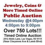 WELCOME TO OUR WED. @4pm ONLINE PUBLIC AUCTION