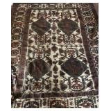 VINTAGE HANDWOVEN TRIBAL DESIGN RUG