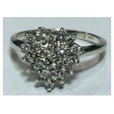 14KT GOLD DIAMOND RING 3.20GRS