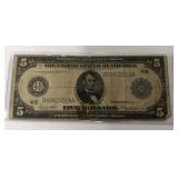 5 DOLLAR NOTE