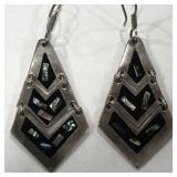 STERLING SILVER EARRINGS  17.30GRS