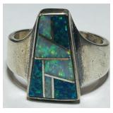 STERLING SILVER RING 10.20GRS