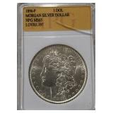 1896-P MS65 MORGAN SILVER DOLLAR