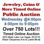 Wed.@4pm - Jewelry, Coins & More Timed Online Auction 2/4
