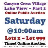 Part 1 - Henderson "Lake View" Estate Auction@10am
