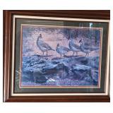 R - KEENE ART PRINT FRAMED 29X35" (B12)