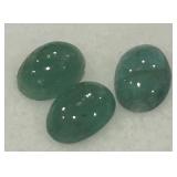 2.30CT CABOCHON EMERALD GEMSTONES
