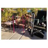 R - WALKERS, CHAIRS, GARDEN DECOR