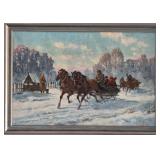 R - CANVAS ARTWORK FRAMED 19X27" (L4)