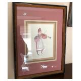 R - LTD ED ART FRAMED 14X11" (M17)