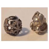 R - .925 SILVER PANDORA CHARMS (J53)