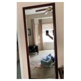 R - WALL MIRROR FRAMED 54X22" (M16)