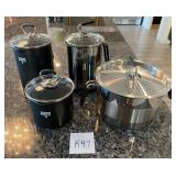 D - MIXED LOT COOKWARE / STOCKPOTS (K49)