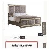 D - AVALON BED FRAME & NIGHTSTANDS (B25)