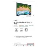 D - SAMSUNG 55" TV WITH REMOTE (B3)