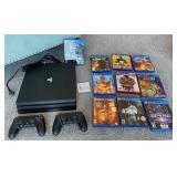 D - PLAY STATION 4 PRO & GAMES (K277)