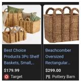 D - LOT OF FOUR BASKETS (K248)