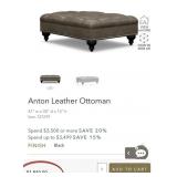 D - UPHOLSTERED / TUFTED OTTOMAN