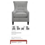 D - UPHOLSTERED OCCASIONAL CHAIR (K12)
