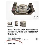 D - PEYTON MANNING FOOTBALL (B19)