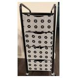 D - FOUR-DRAWER WHEELED CART (B22)