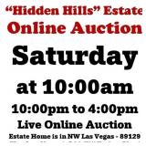 WELCOME TO OUR SAT. @10am ONLINE PUBLIC AUCTION
