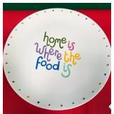 43 - HOME IS WHERE FOOD PLATE (K160)