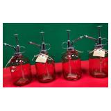 43 - GLASS PLANT MISTER BOTTLES (K167)