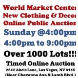 WELCOME TO OUR SUN. @4pm ONLINE PUBLIC AUCTION