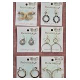 8 - PERIWINKLE EARRINGS ASSORTMENT (H16)