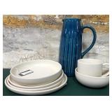 43 - MODERN STONEWARE DISH SET (A11)