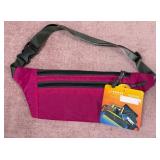 8 - LIGHTWEIGHT ZIPPERED WAIST PACK TRAVEL BAG
