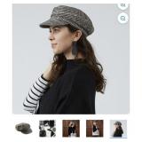 8 - PLAID NEWSBOY CAP (A32)
