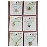 8 - PERIWINKLE SET OF PERSONALIZED NECKLACES