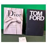 N - TOM FORD & DIOR HARDBOUND BOOKS (C32)