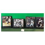 N - FOUR FOOTBALL COLLECTIBLE PLAQUES (C38)