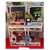 N - FOUR POP! FUNKO COLLECTIBLE FIGURES (A10)