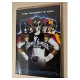 F - POWER RANGERS THE MOVIE PRINT FRAMED (D19)