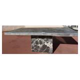 F - PEDESTAL TABLE 40X79" (K30)