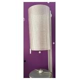 F - CONTEMPORARY PERFORATED METAL FLOOR LAMP