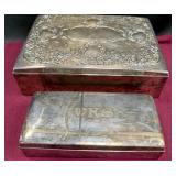 442 - TWO VINTAGE JEWELRY BOXES (F62)