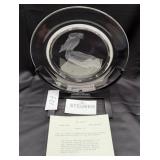 442 - STEUBEN GLASS COLLECTIBLE PLATE (F21)