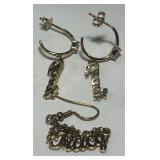 GOLD PLATED STERLING SILVER SET