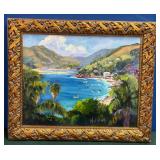 11 - LANDSCAPE ART FRAMED 31X37"