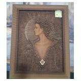 440 - RICK CAIN LTD ED CIRCLESCAPE ART FRAMED