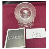 442 - LALIQUE CRYSTAL ASHTRAY (F36)