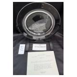 442 - STEUBEN GLASS COLLECTIBLE PLATE (F19)