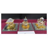 442 - THREE PIECES SWAROVSKI FIGURINES (F45)