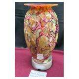 442 - ROBERT ECKHOLD STUDIO ART GLASS VASE (F46)