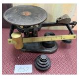 440 - ANTIQUE BALANCE SCALE (C57)